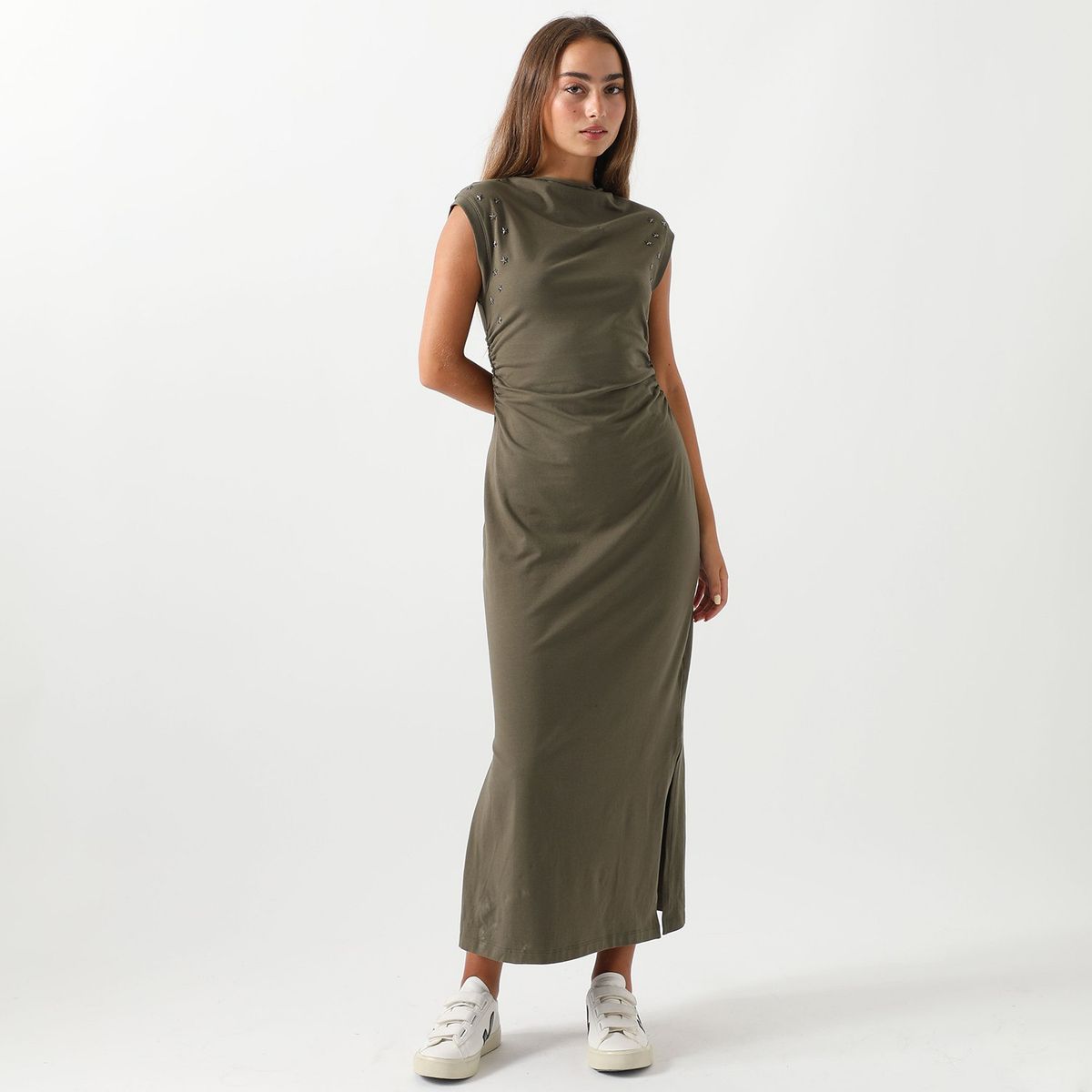 DENIMLAB - Vestido Largo Algodón Mujer Denimlab