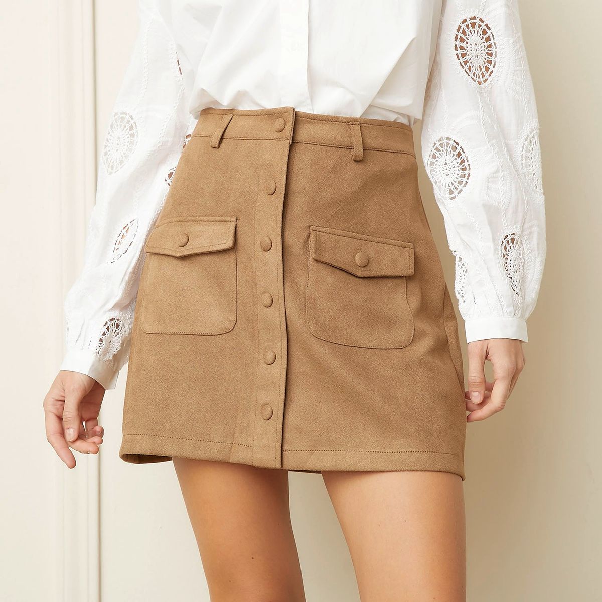 BASEMENT - Falda Corta Casual Mujer Basement