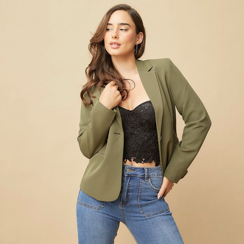 MOSSIMO - Blazer Casual Mujer Mossimo