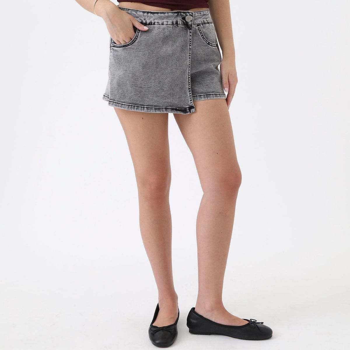 SYBILLA - Falda Short Casual Mujer Sybilla