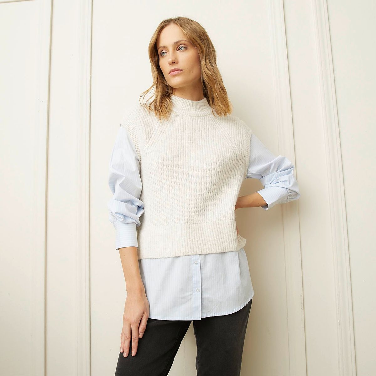 BASEMENT - Chompa Casual Mujer Basement