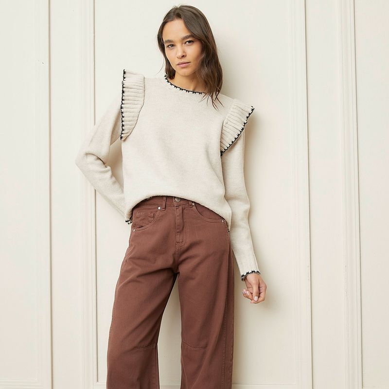 BASEMENT - Chompa Casual Mujer Basement