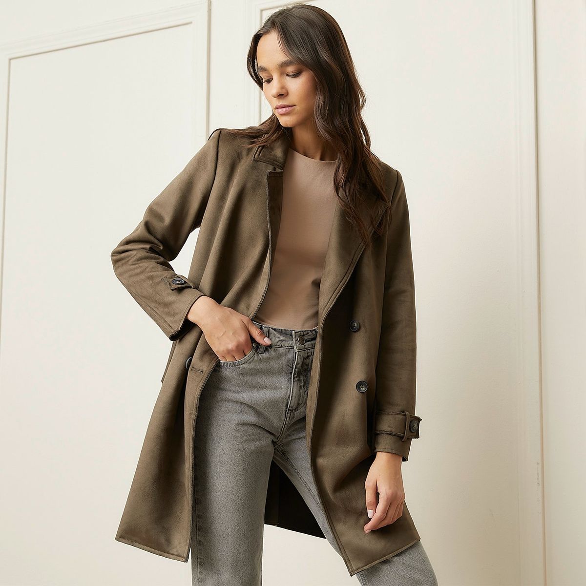 BASEMENT - Abrigo Casual Mujer Basement