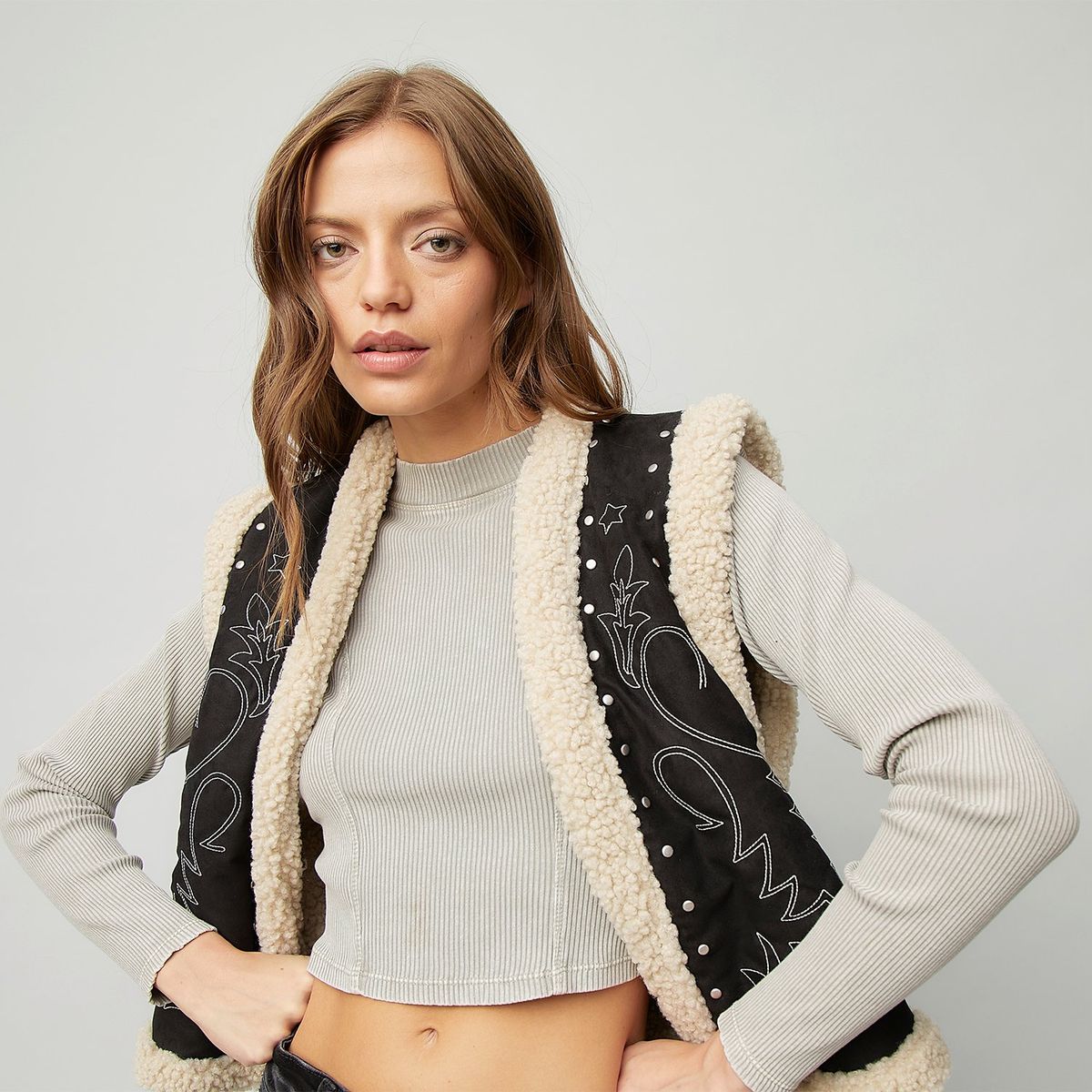 DENIMLAB - Chaleco Casual Mujer Denimlab