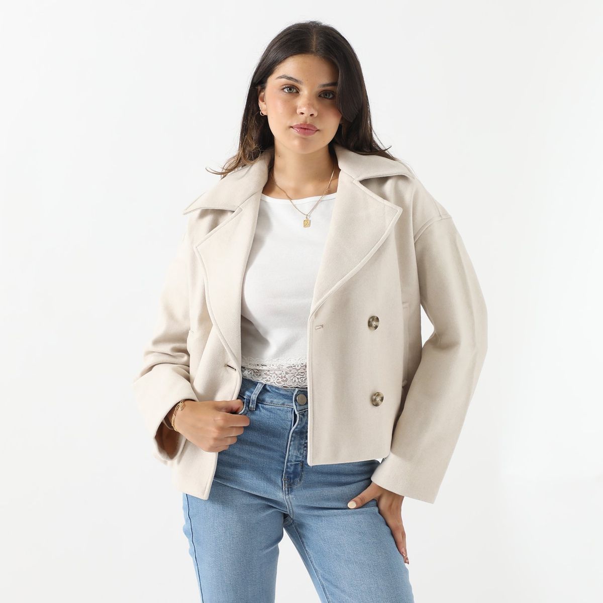 SYBILLA - Abrigo Casual Mujer Sybilla