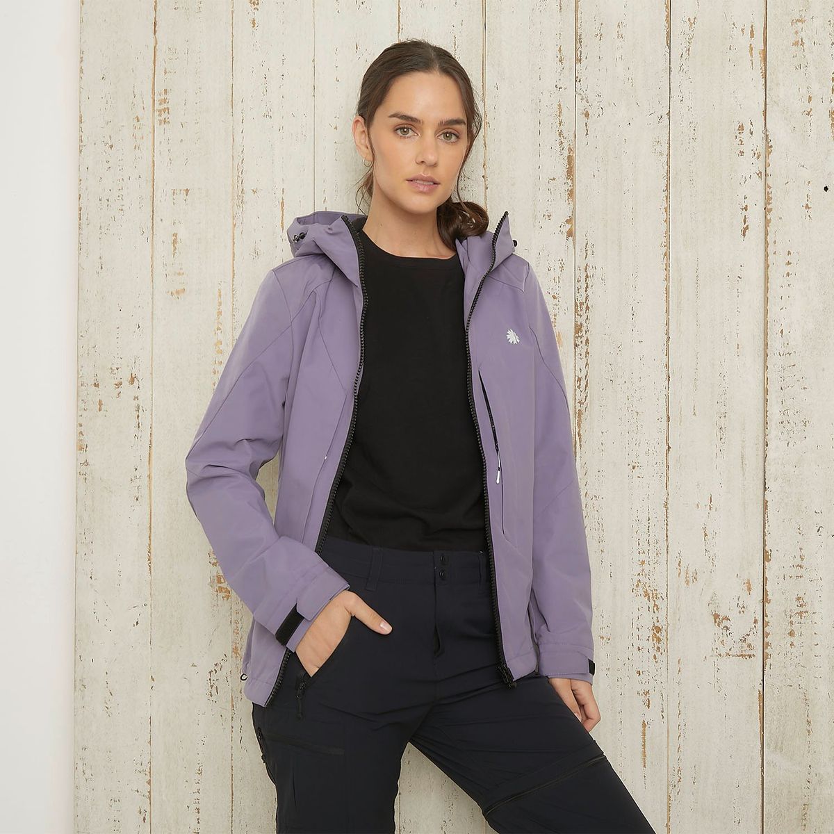 MOUNTAIN GEAR - Casaca Cortaviento Impermeable Mujer Mountain Gear