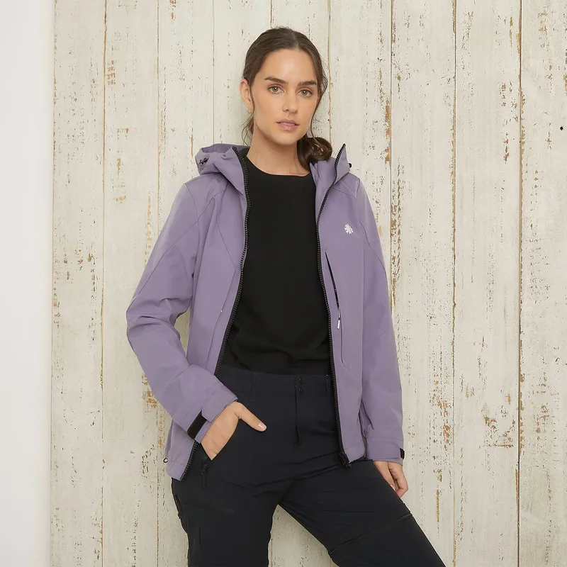 MOUNTAIN GEAR - Casaca Cortaviento Impermeable Mujer Mountain Gear