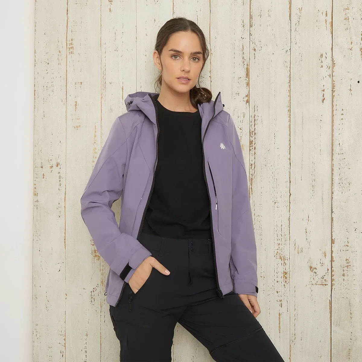 MOUNTAIN GEAR - Casaca Cortaviento Impermeable Mujer Mountain Gear