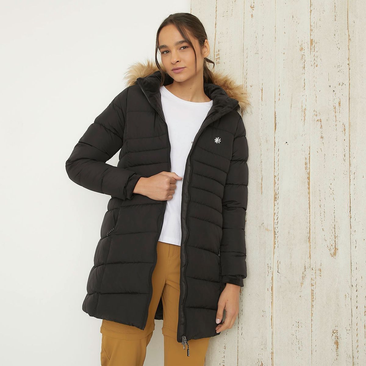 MOUNTAIN GEAR - Casaca Larga Deportiva Outdoor Mujer Mountain Gear