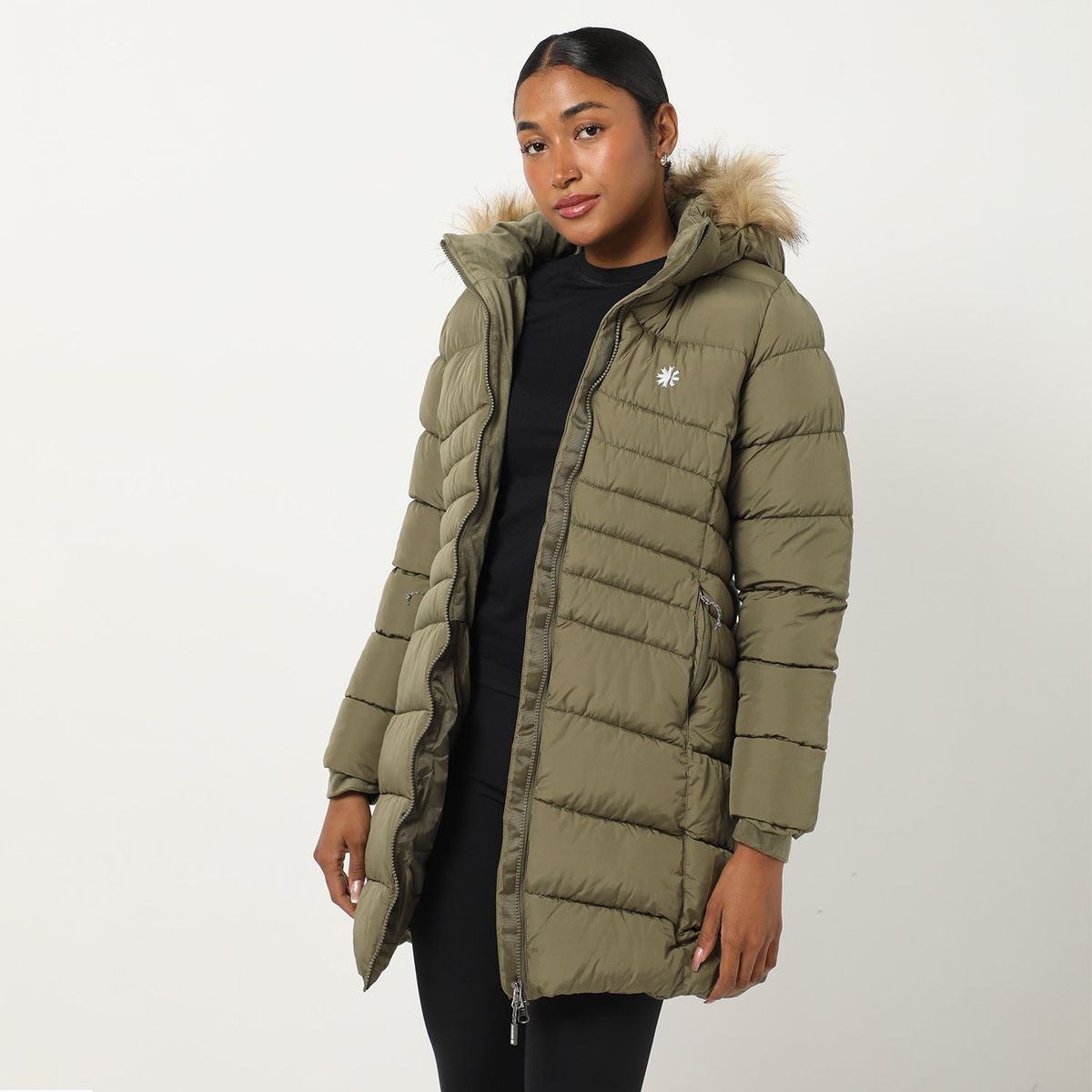 MOUNTAIN GEAR - Casaca Larga Deportiva Outdoor Mujer Mountain Gear