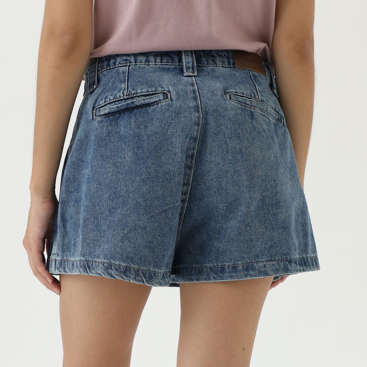 SYBILLA - Falda Short 100% Algodón Mujer Sybilla