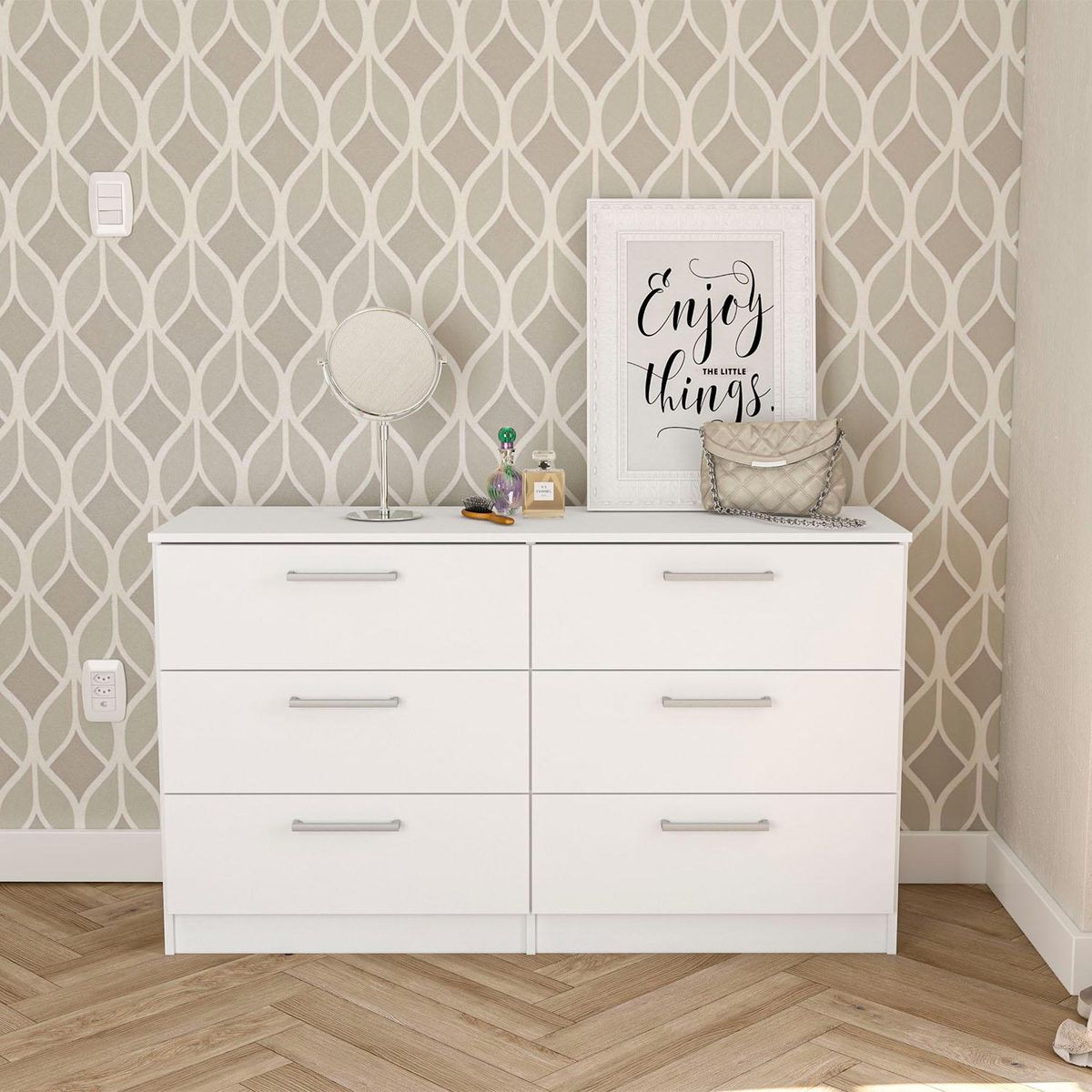 MICA - Cómoda Capri 6 Cajones