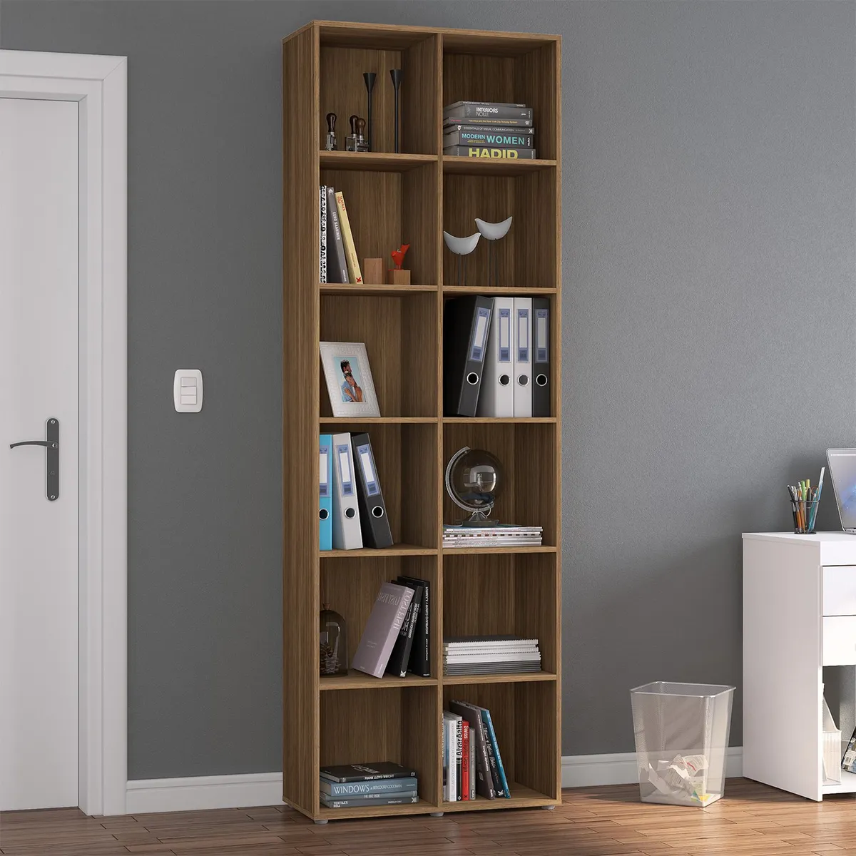 MICA - Estante Librero Caracol 12 Espacios