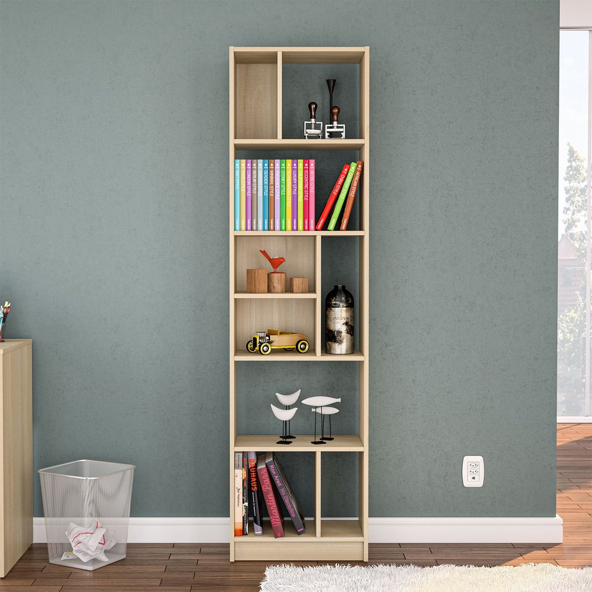 MICA - Estante Librero Piratini 9 Espacios