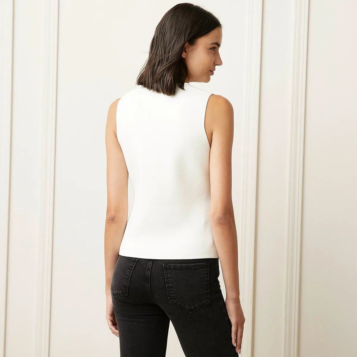 BASEMENT - Chaleco Casual Mujer Basement