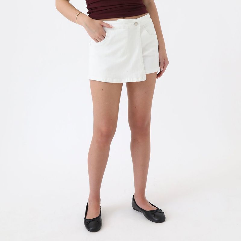 SYBILLA - Falda Short Casual Mujer Sybilla