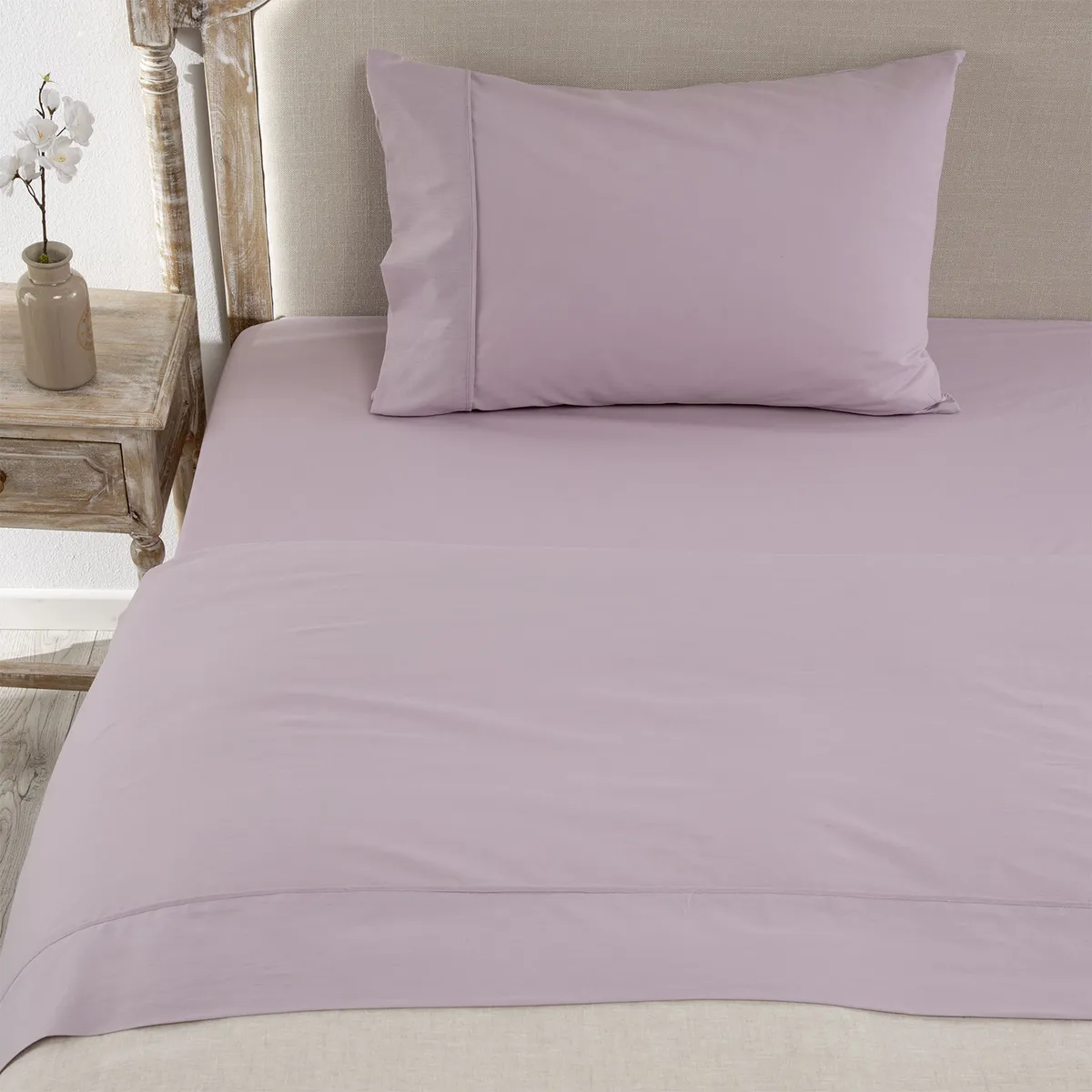 ROBERTA ALLEN - Juego de Sábanas Lisas 100% Algodón 180 Hilos