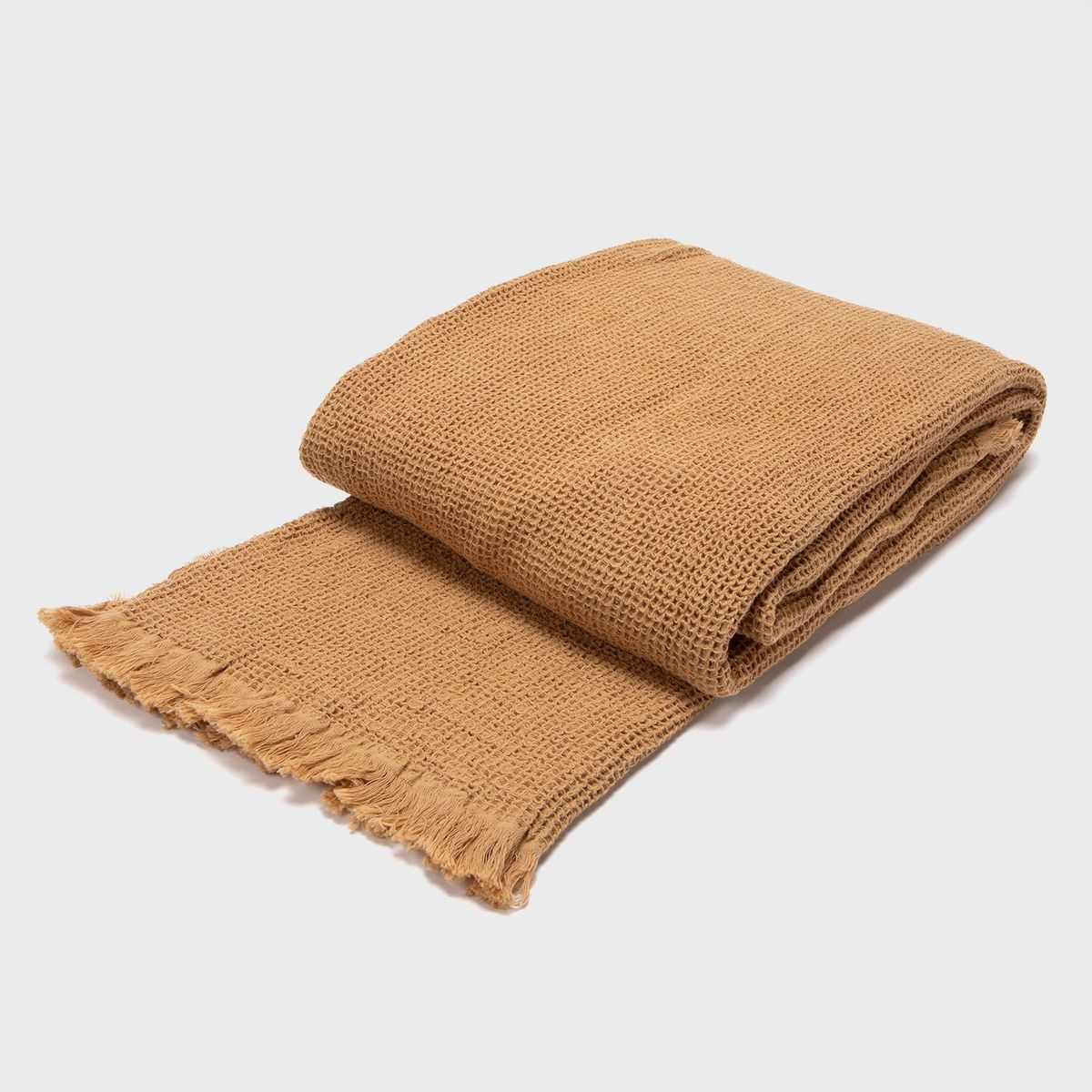 CASA CANTABRIA - Manta Waffle 100% Algodón Casa Cantabria