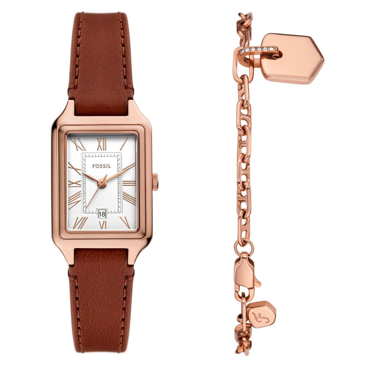 FOSSIL - Reloj Cuero Mujer Es5377set