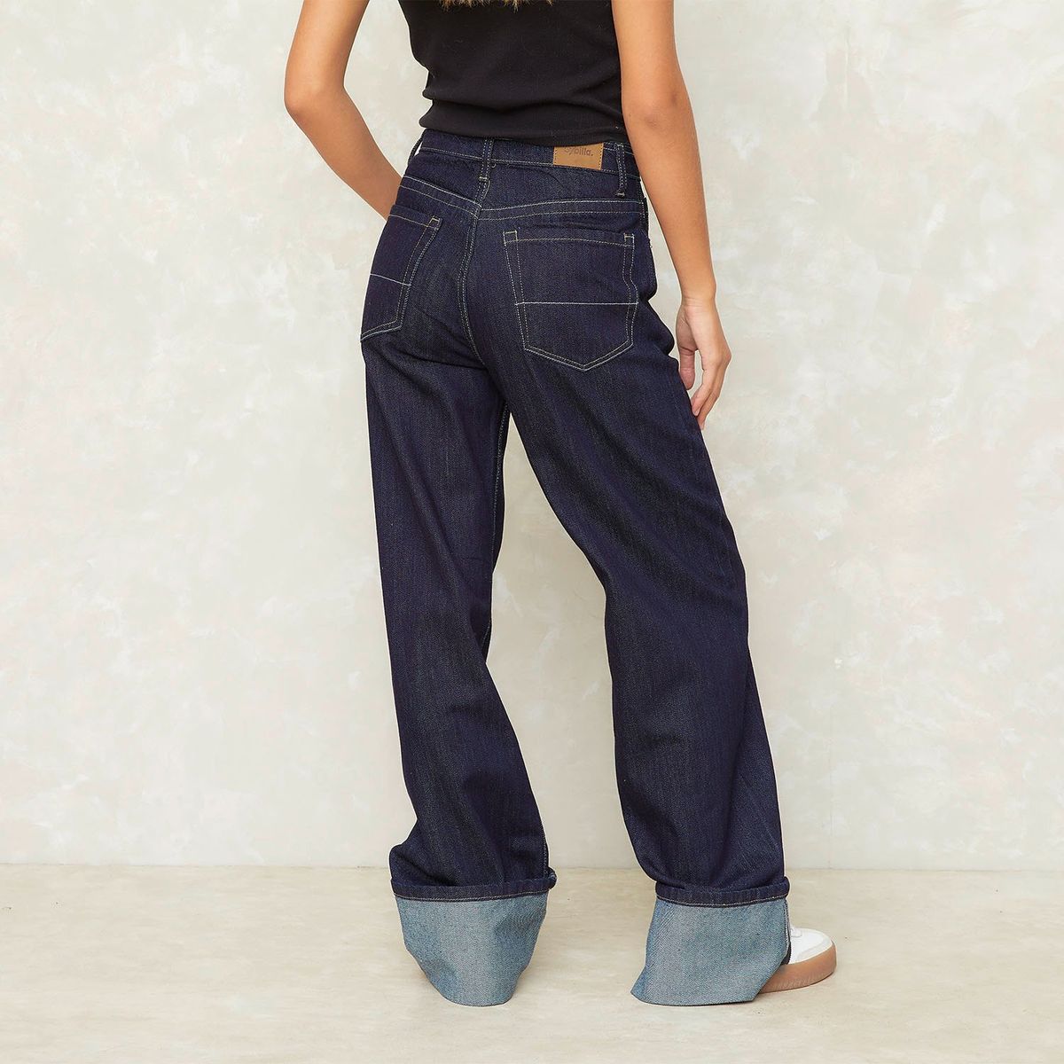 SYBILLA - Jean Straight Tiro Alto Mujer Sybilla