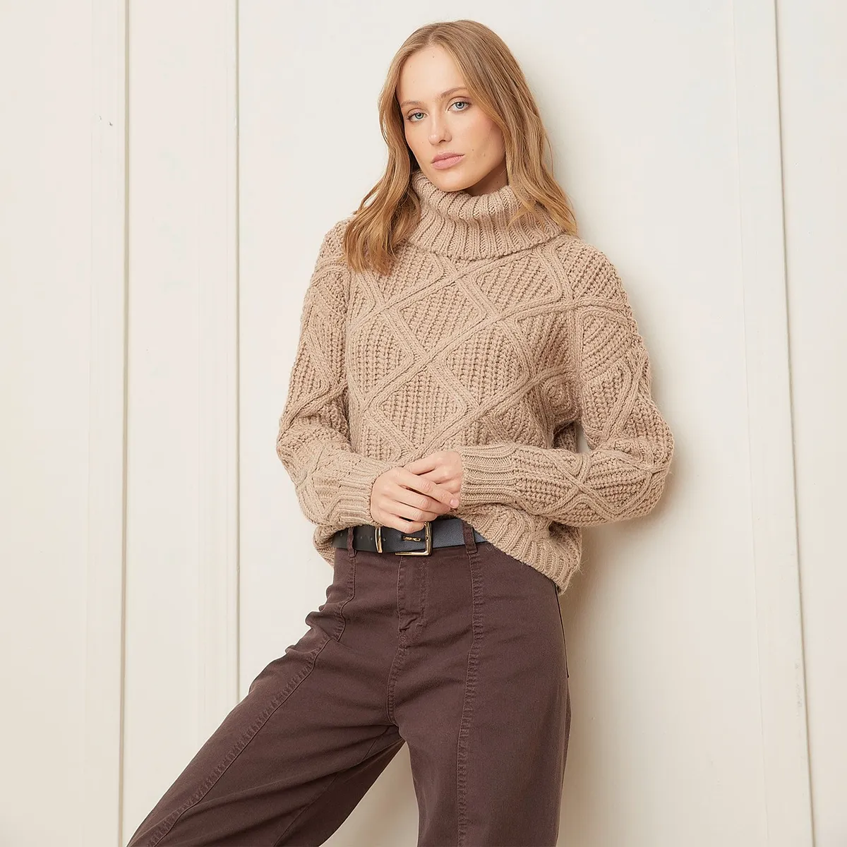 BASEMENT - Chompa Casual Mujer Basement