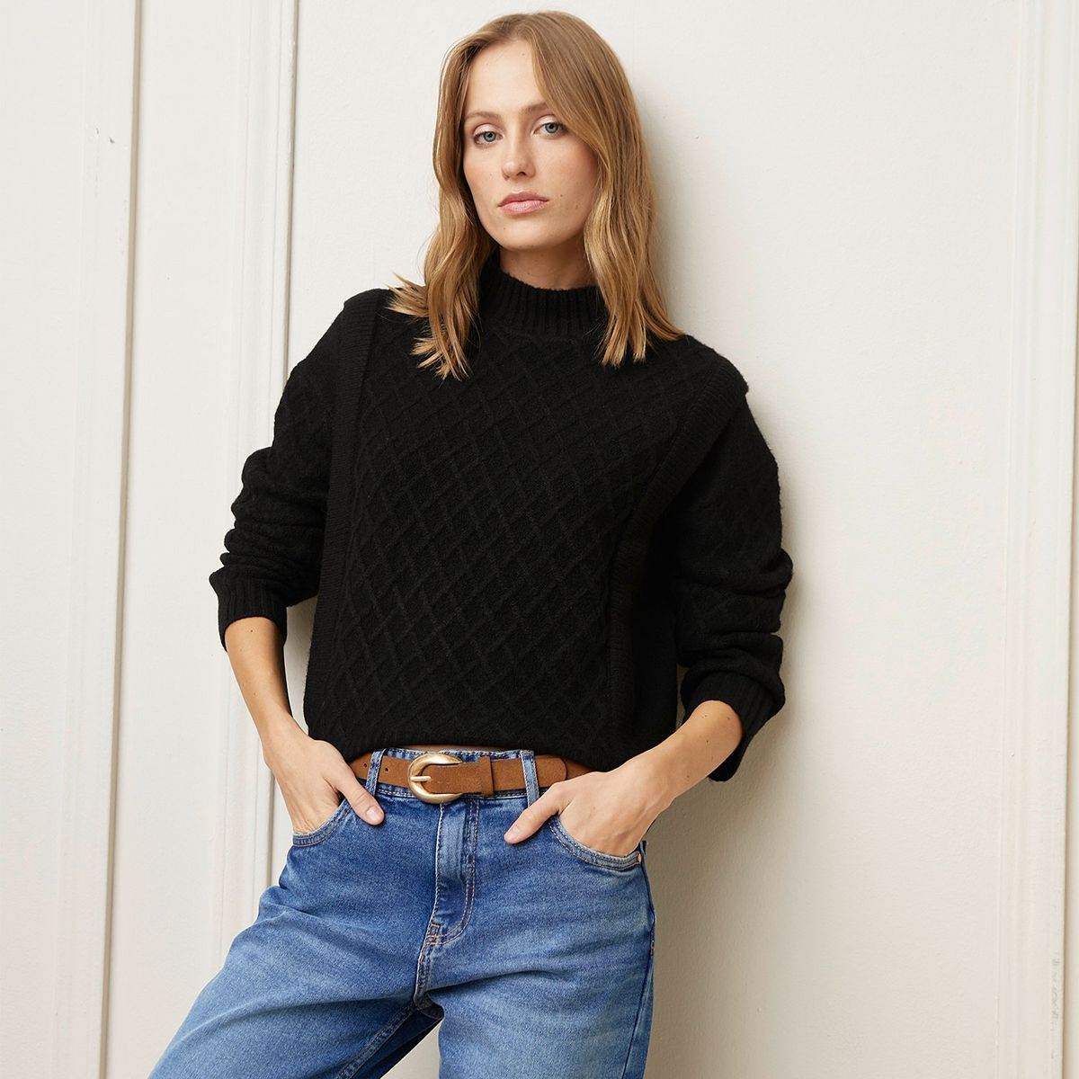 BASEMENT - Chompa Casual Mujer Basement