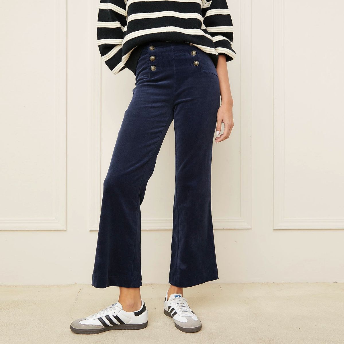 BASEMENT - Pantalón Flare Casual Mujer Basement