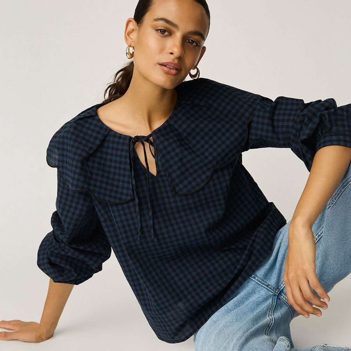 BASEMENT - Blusa Manga Larga Casual Mujer Basement