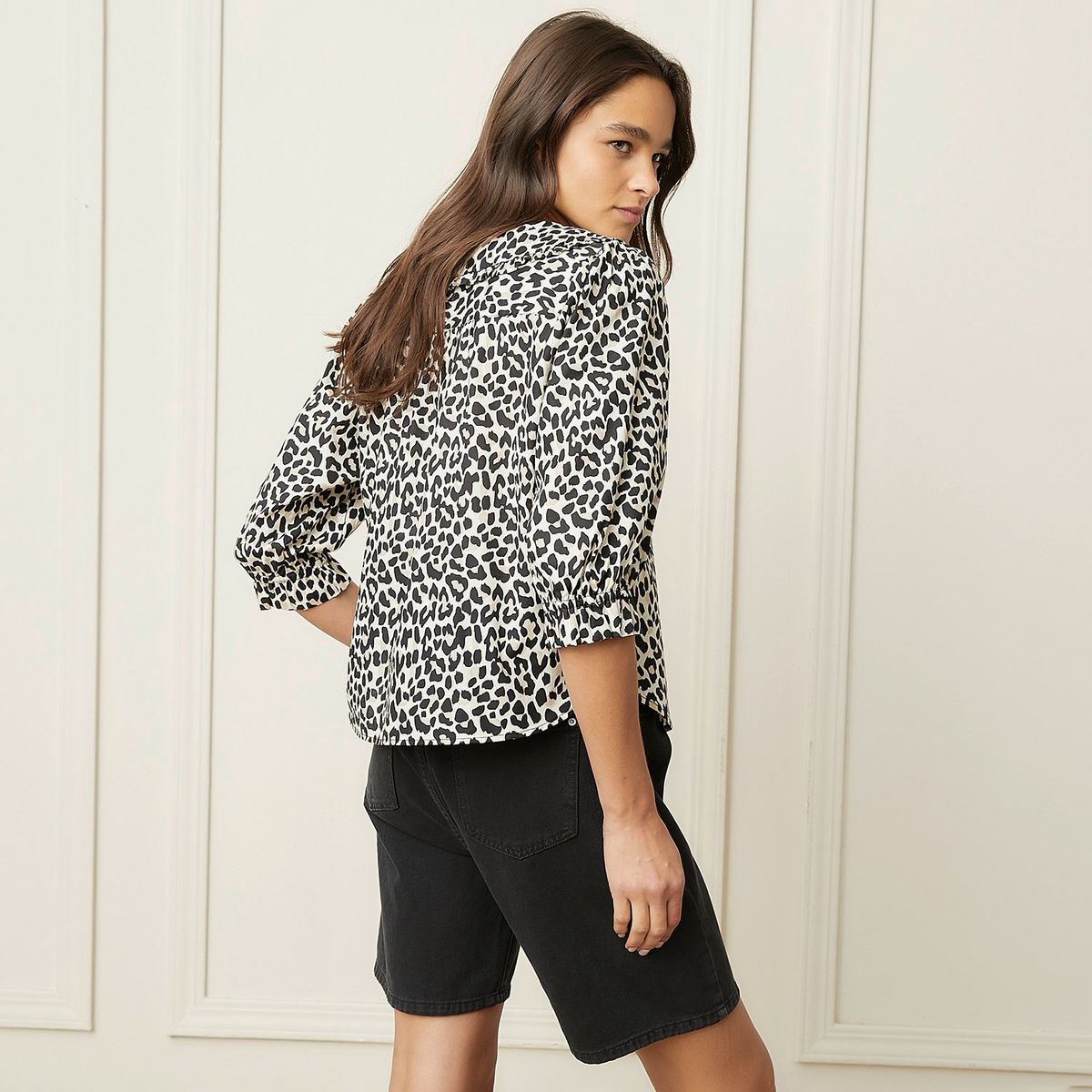 BASEMENT - Blusa Manga Larga Casual Mujer Basement