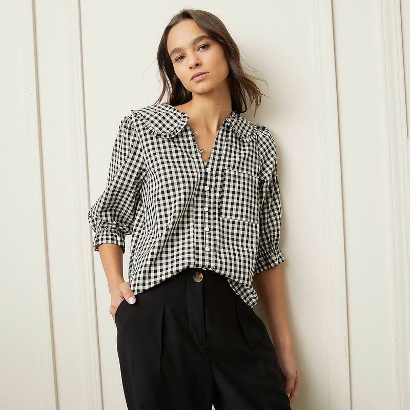 BASEMENT - Blusa Manga Larga Casual Mujer Basement