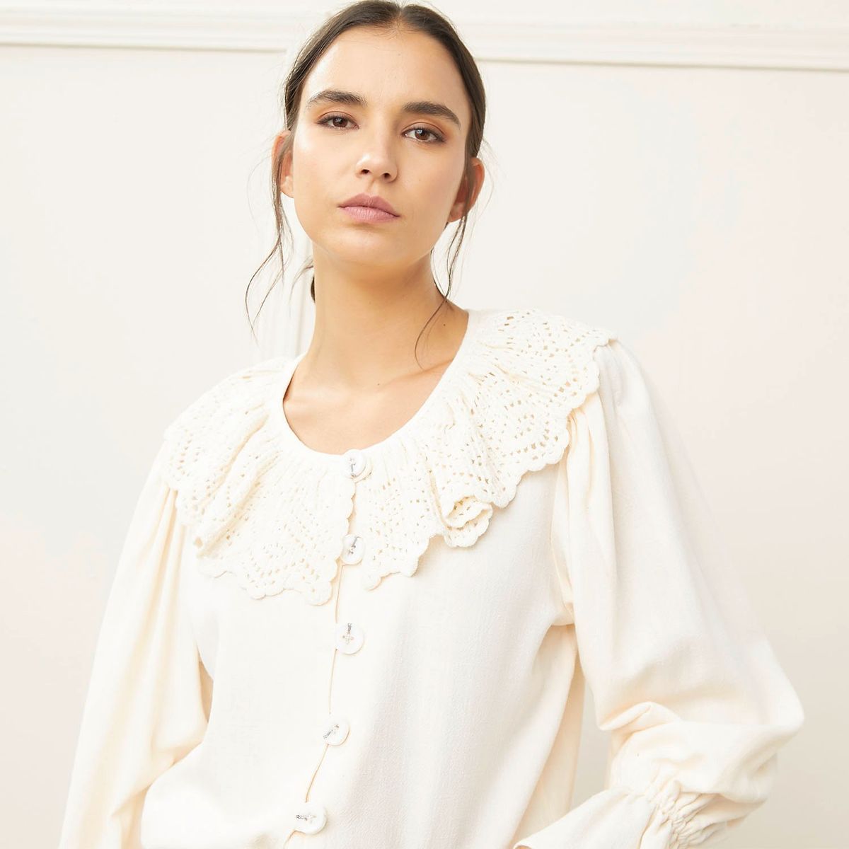 BASEMENT - Blusa Manga Larga Casual Mujer Basement