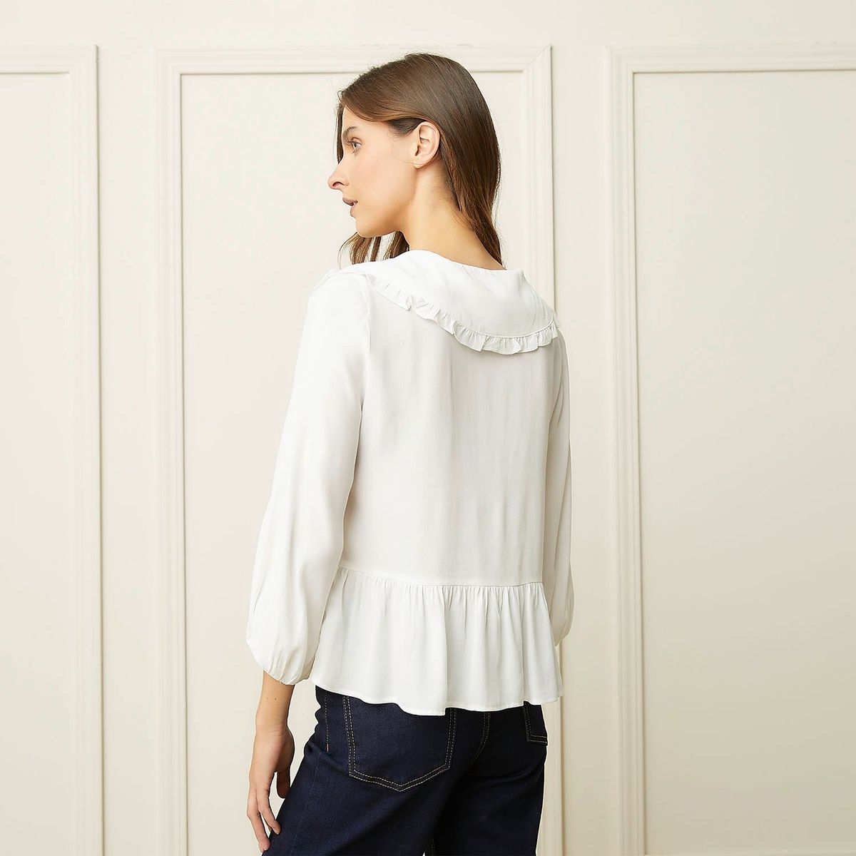 BASEMENT - Blusa Manga Larga Casual Mujer Basement