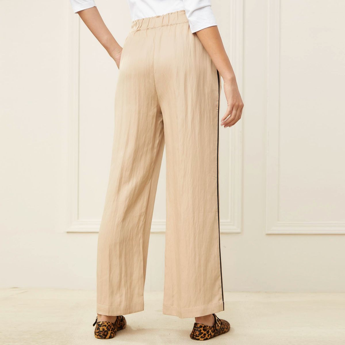 BASEMENT - Pantalón Recto Casual Mujer Basement