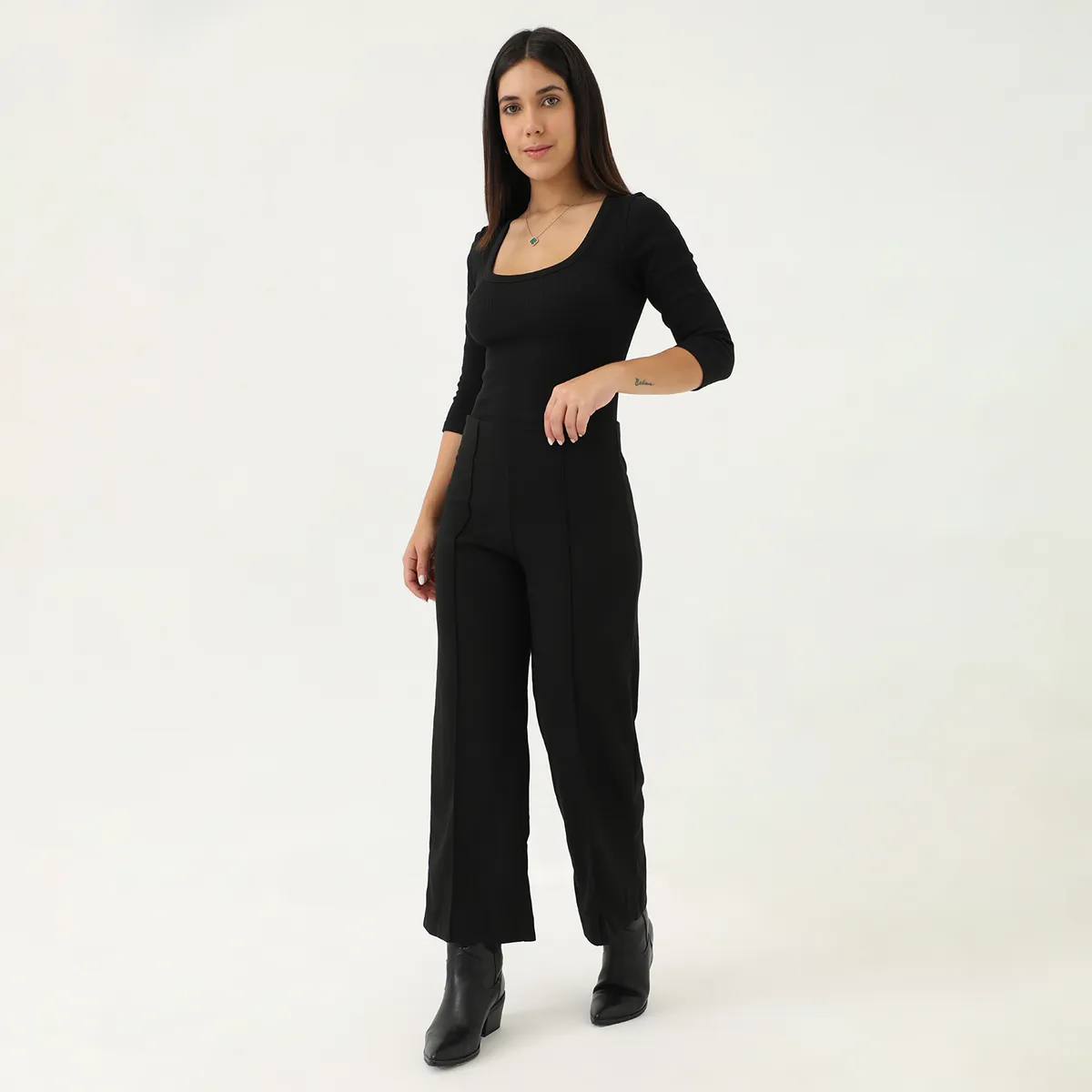 BASEMENT - Pantalón Largo Casual Mujer Basement