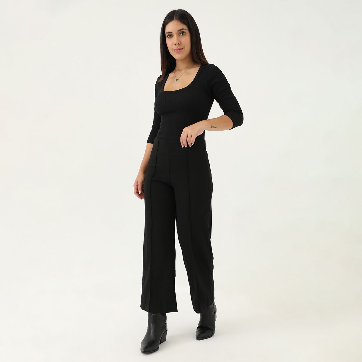 BASEMENT - Pantalón Largo Casual Mujer Basement