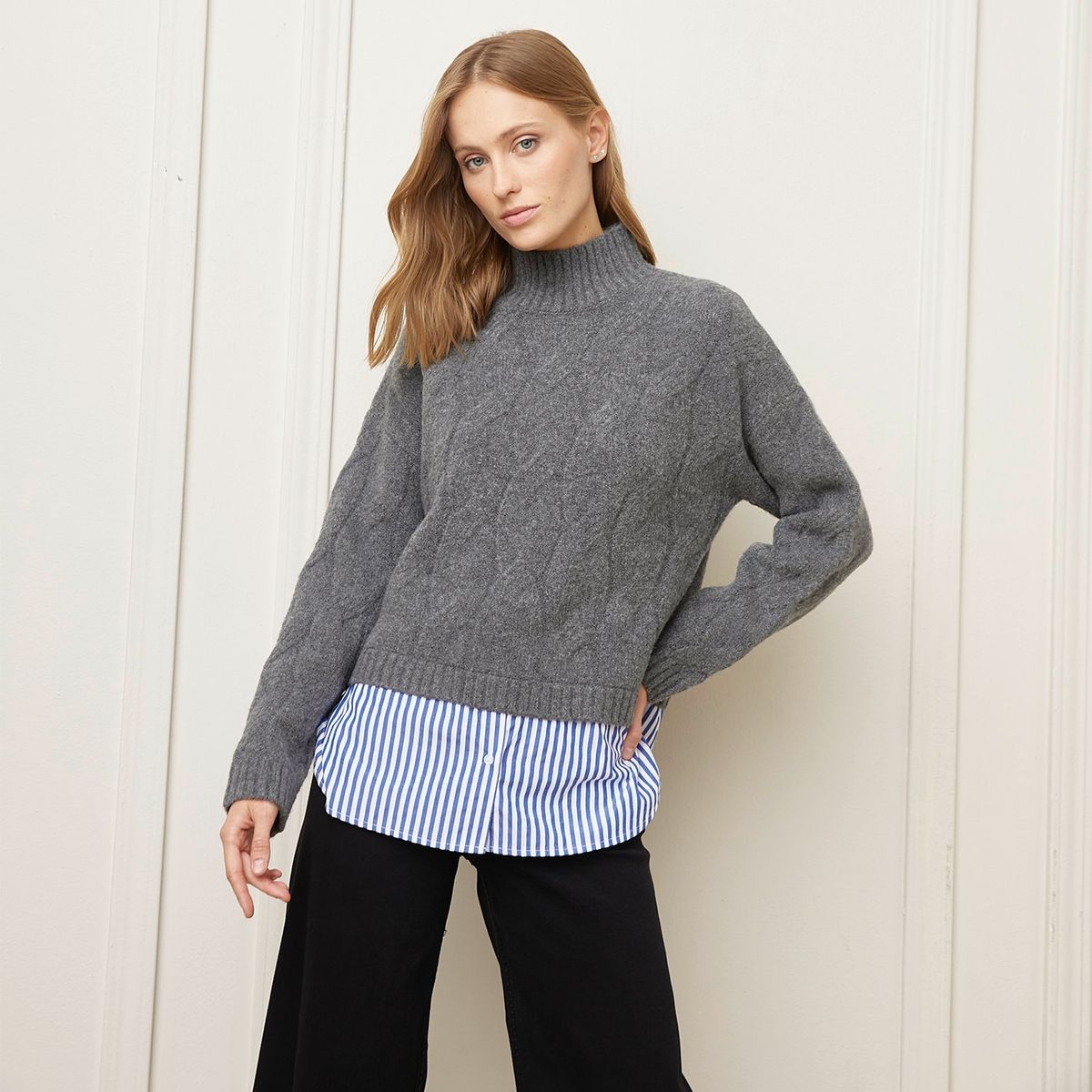 BASEMENT - Chompa Casual Mujer Basement