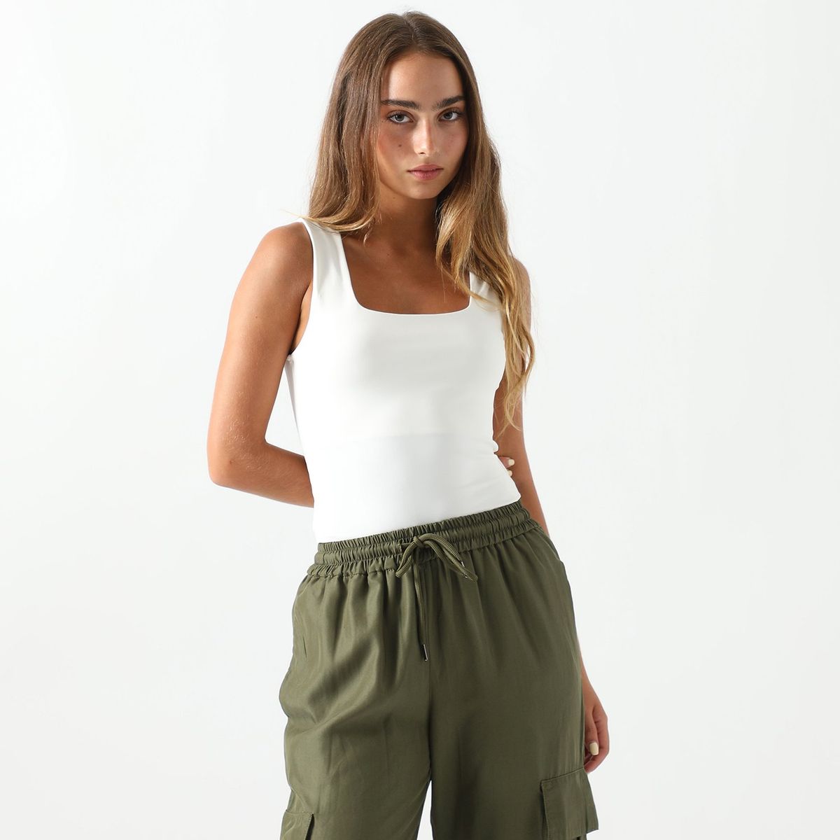 DENIMLAB - Body Sin Mangas Casual Mujer Denimlab