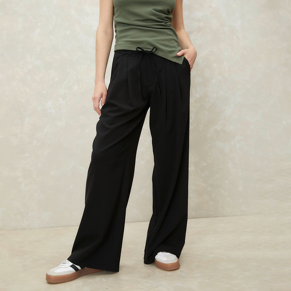 SYBILLA - Pantalón Balloon Casual Mujer Sybilla