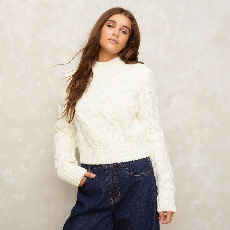 SYBILLA - Chompa Casual Mujer Sybilla