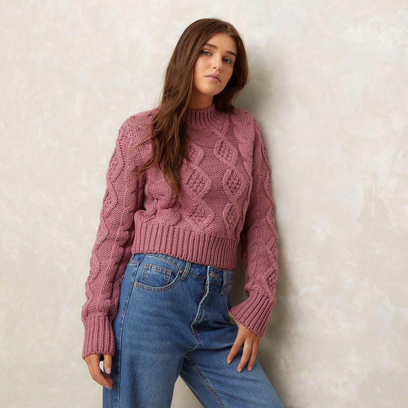 SYBILLA - Chompa Casual Mujer Sybilla