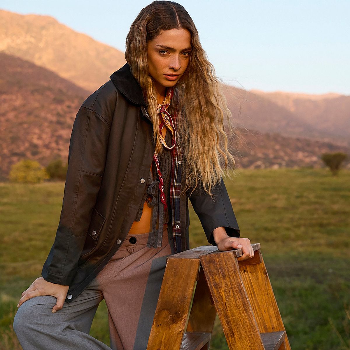 DENIMLAB - Abrigo Casual Mujer Denimlab