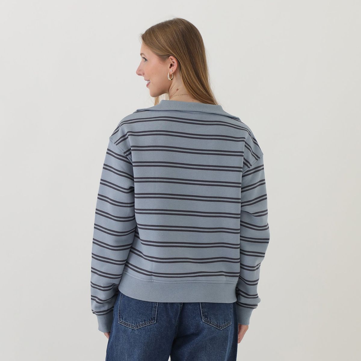 SYBILLA - Polera Casual Algodón Mujer Sybilla