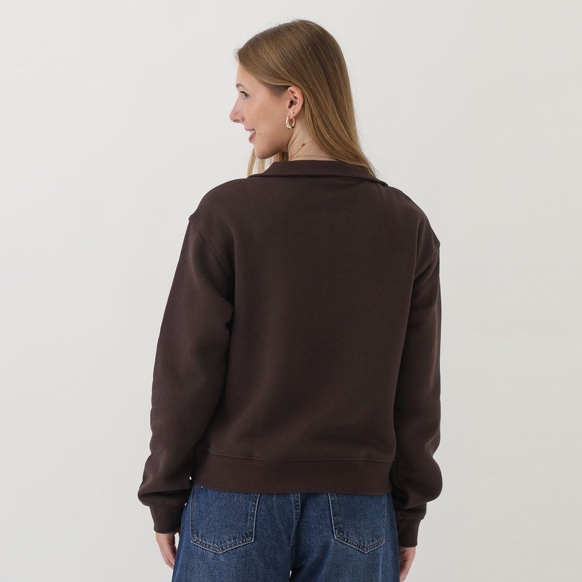 SYBILLA - Polera Casual Algodón Mujer Sybilla