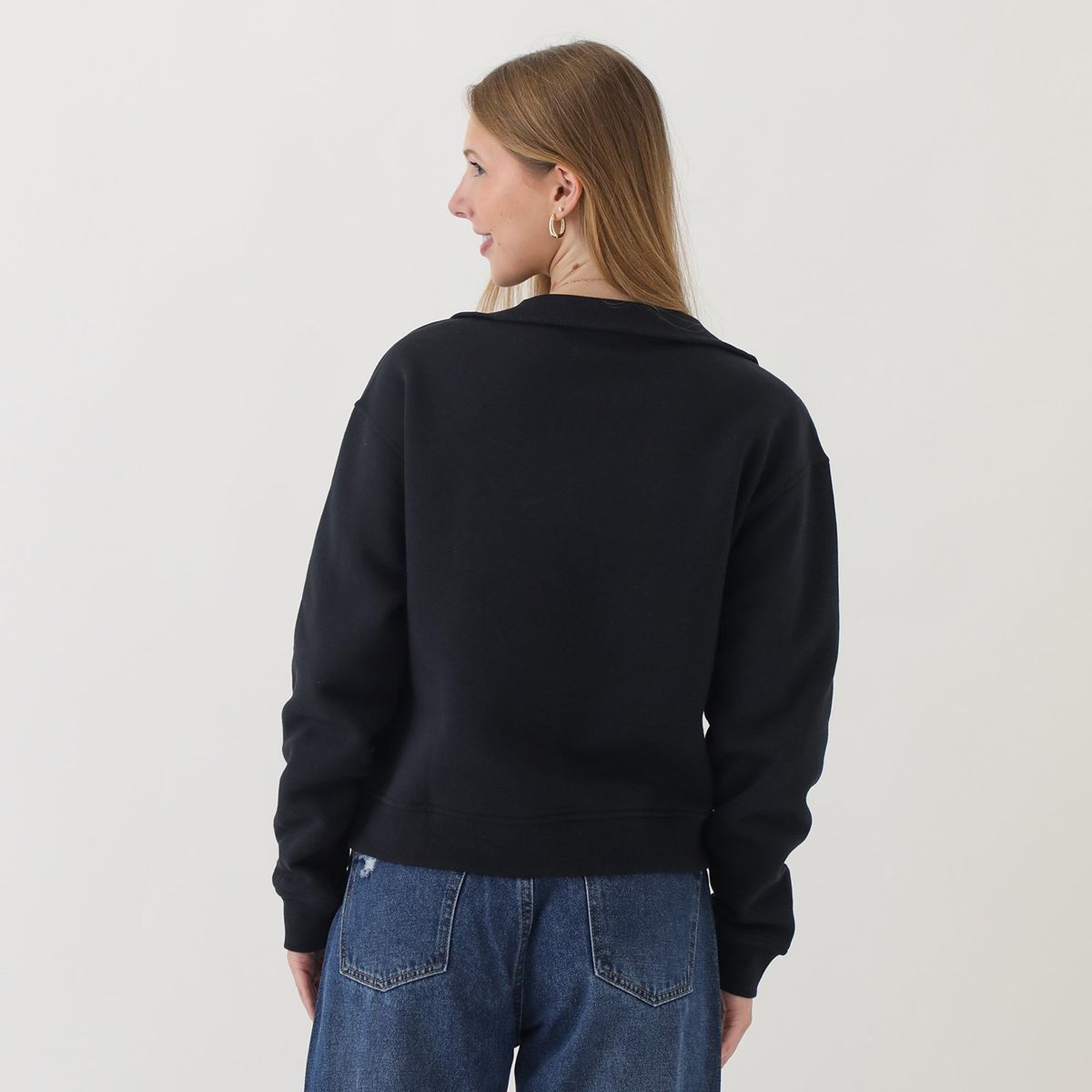 SYBILLA - Polera Casual Algodón Mujer Sybilla