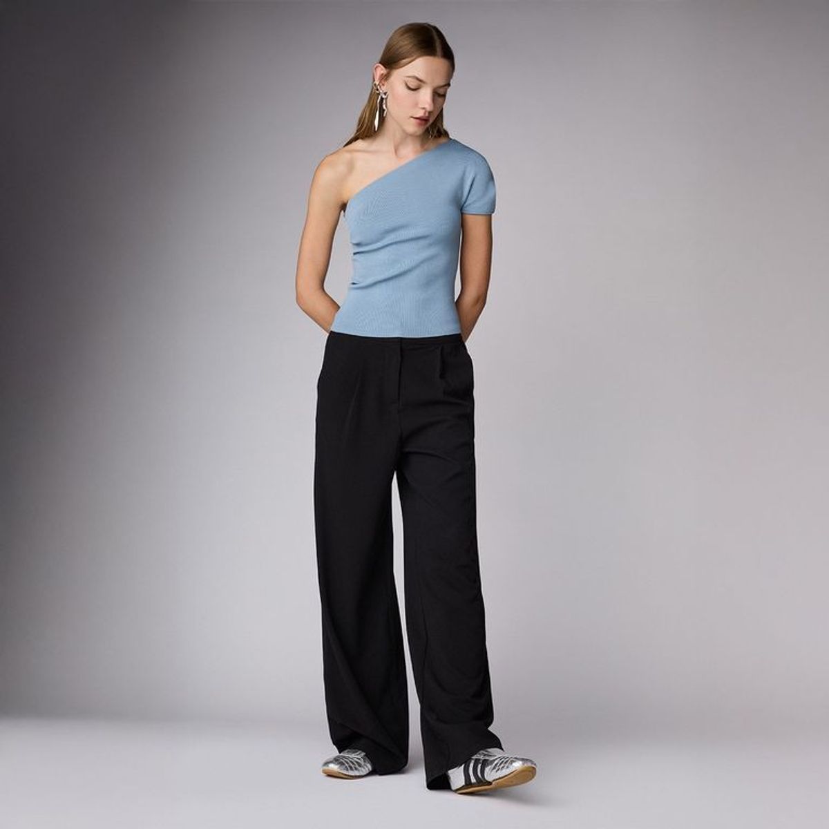 SYBILLA - Blusa Sin Mangas Casual Mujer Sybilla