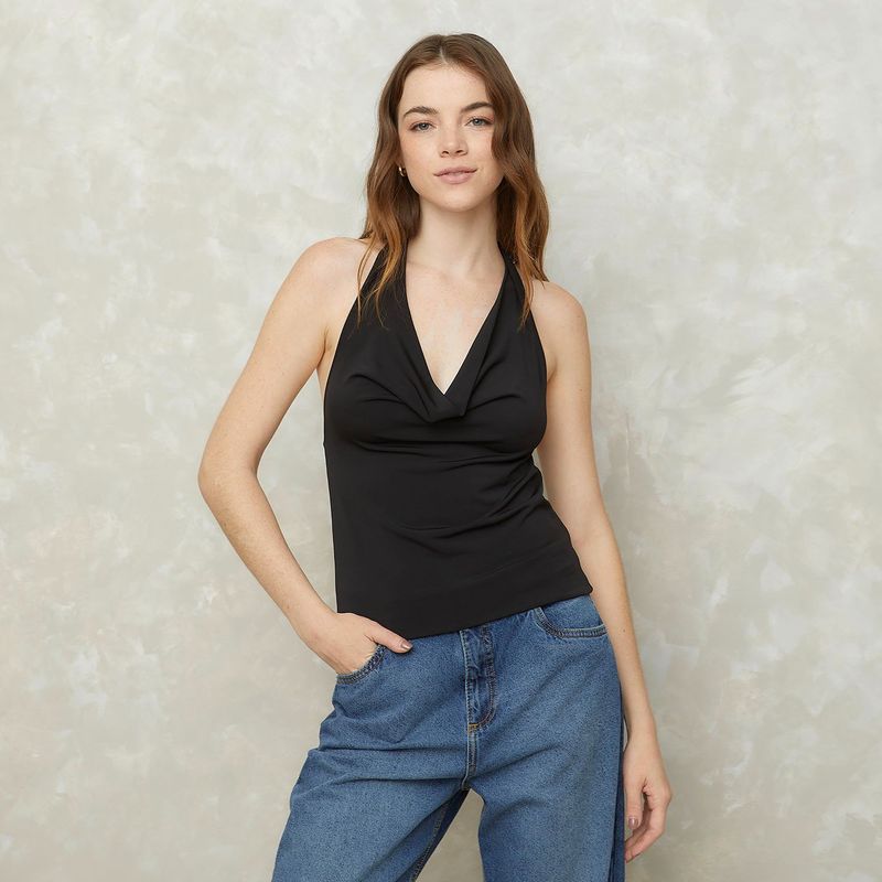 SYBILLA - Top Sin Mangas Casual Mujer Sybilla