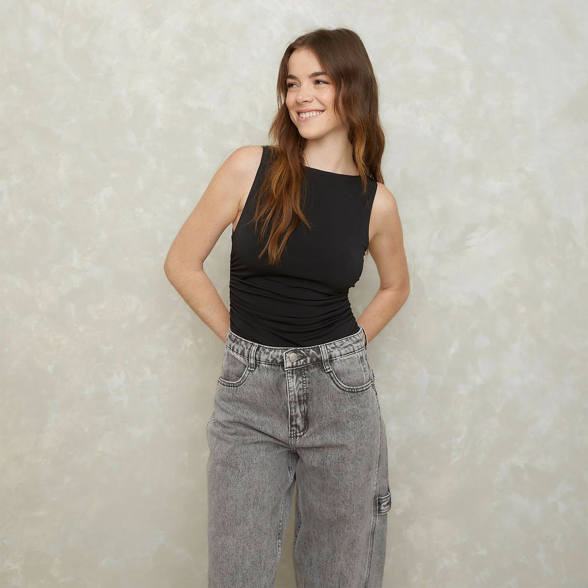 SYBILLA - Body Sin Mangas Casual Mujer Sybilla