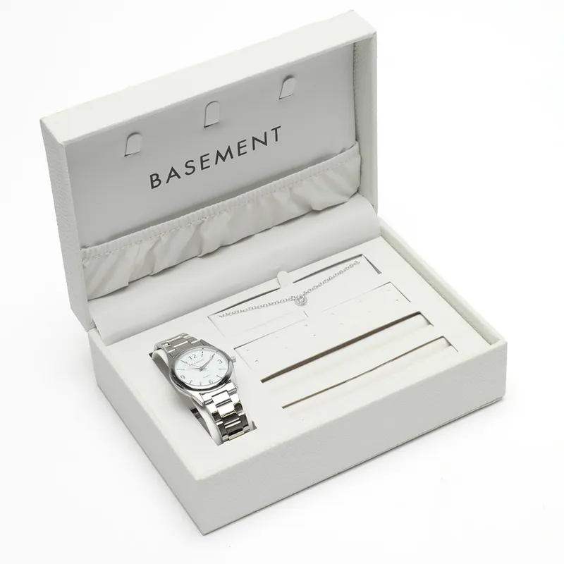 BASEMENT - Set Joyero con Reloj y Joya Mujer