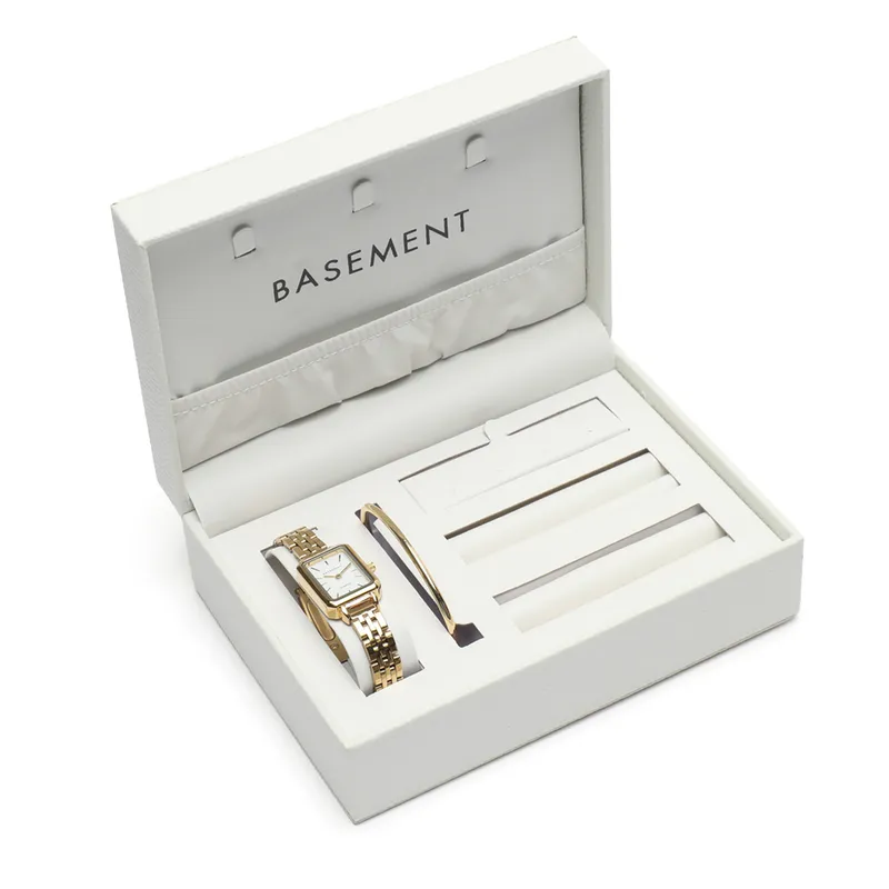 BASEMENT - Set Joyero con Reloj y Joya Mujer