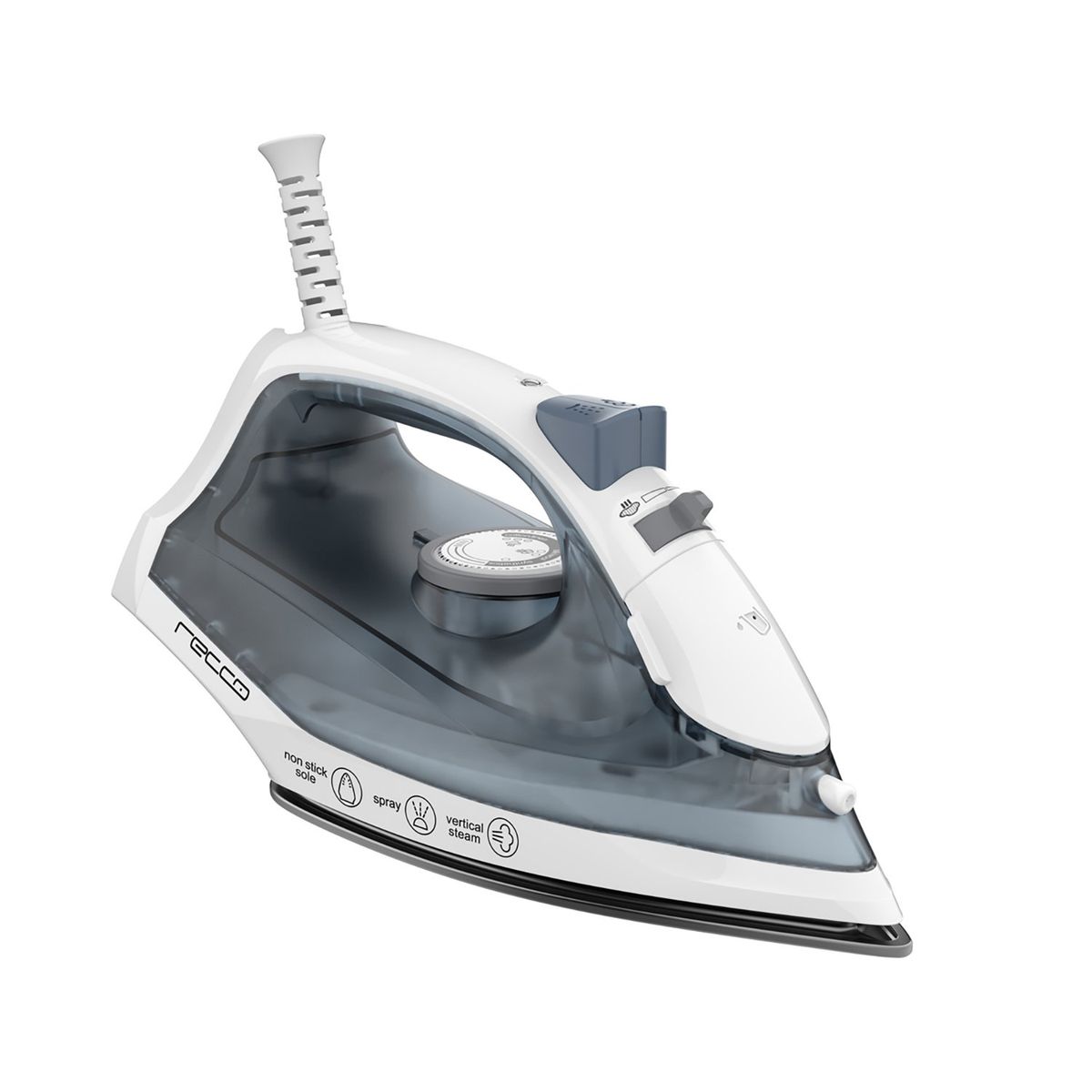 RECCO - Plancha A Vapor 1200w Rpv-1200